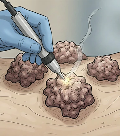 Fulguración para VPH urólogo Dr. Orlando José Hernández