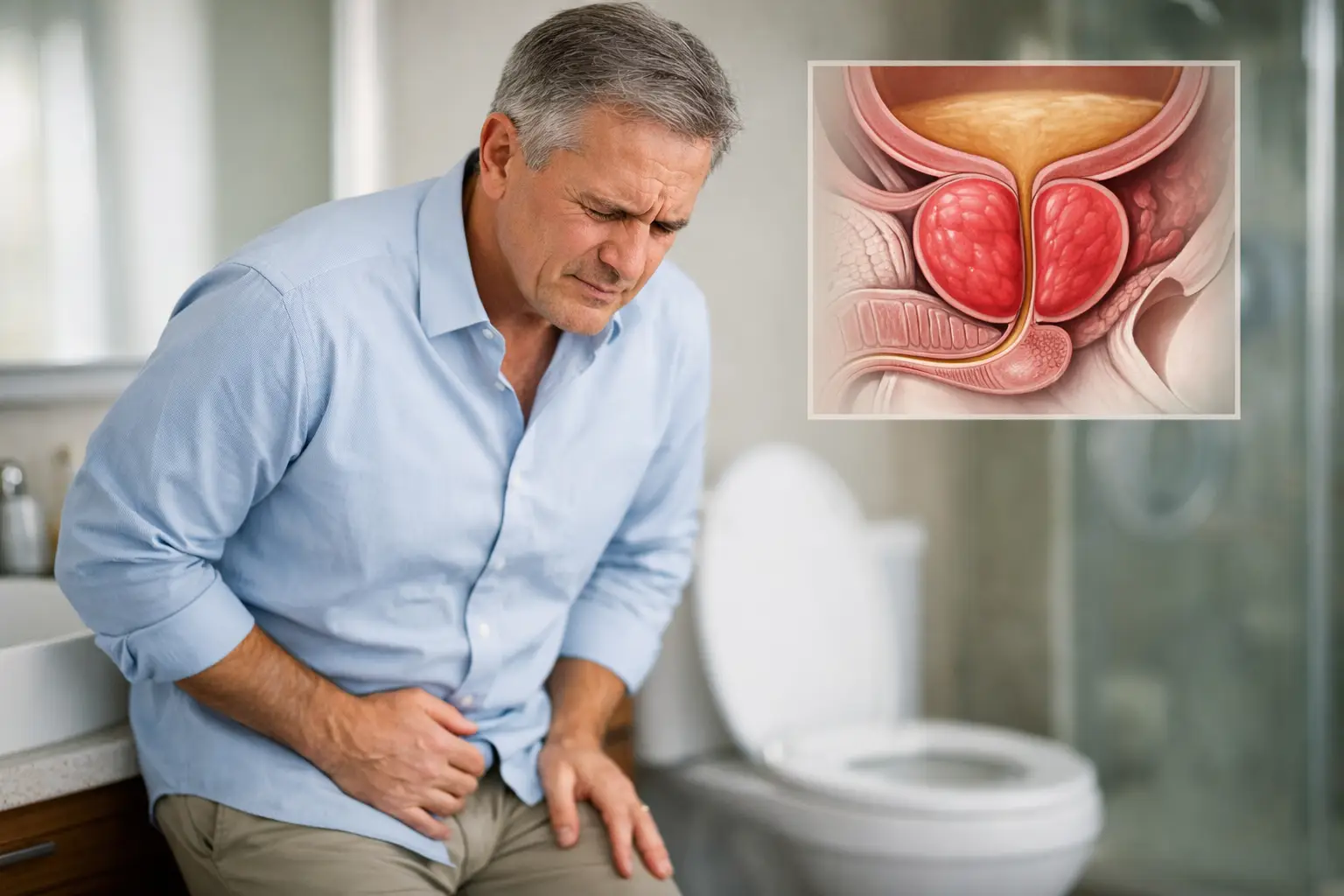 Síntomas de la hiperplasia prostática benigna