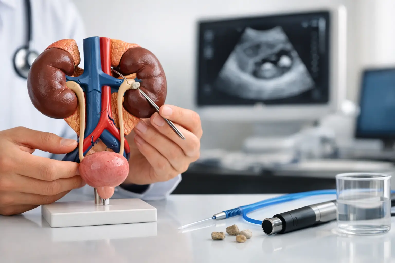 Cómo eliminar cálculos ureterales sin cirugía abierta
