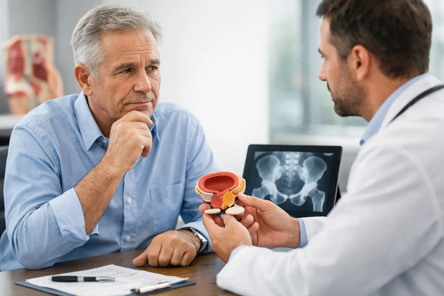 Guía de cáncer de próstata inicial y primeros pasos