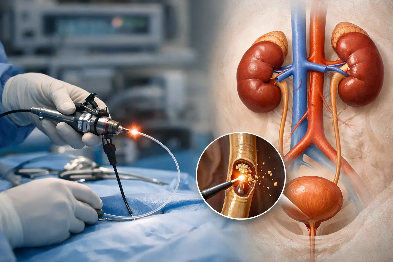 Guía de cirugía láser ureteral: qué esperar