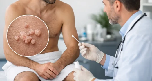 Tratamiento de verrugas genitales en hombres